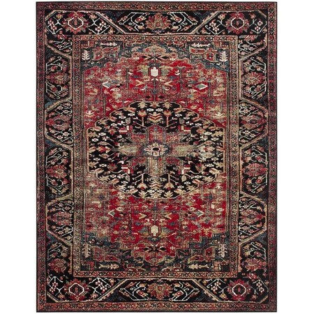 Safavieh Vintage Hamadan Power Loomed Accent Area Rug Red & Multicolor - 2 ft.-3 in. x 4 ft. VTH215A-24
